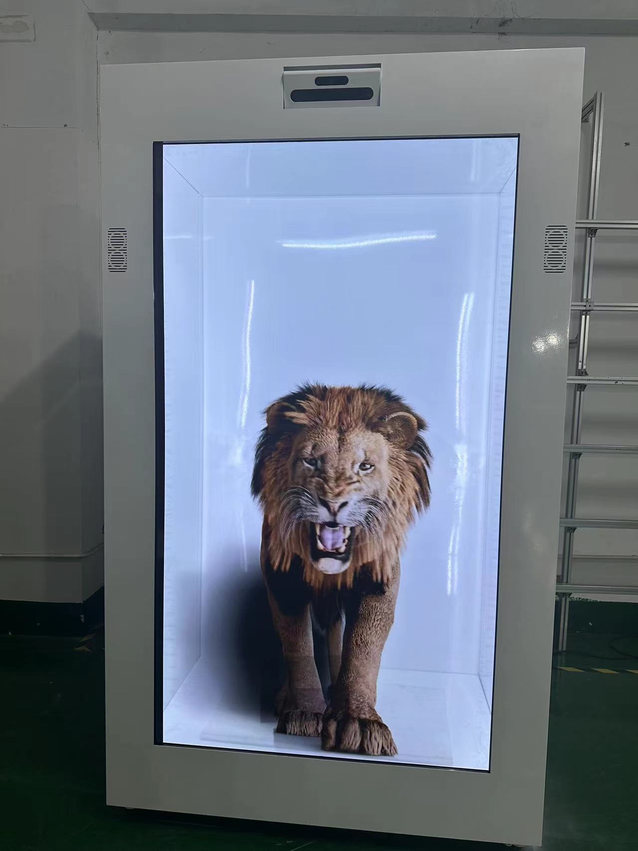 nouvelle immense cabine lcd transparente personnalisée